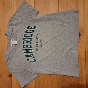 H&M Green and Gray T-shirt